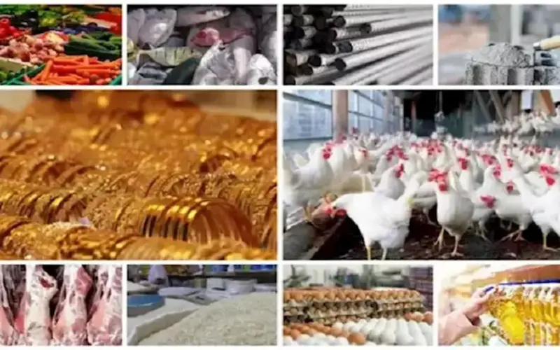 مؤشر الأسعار اليوم: ارتفاع الدواجن والبيض والذهب